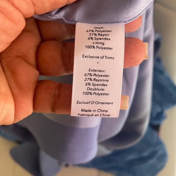 Likely Periwinkle Midi Dress with Fringe Detail - Picture 4 of 13